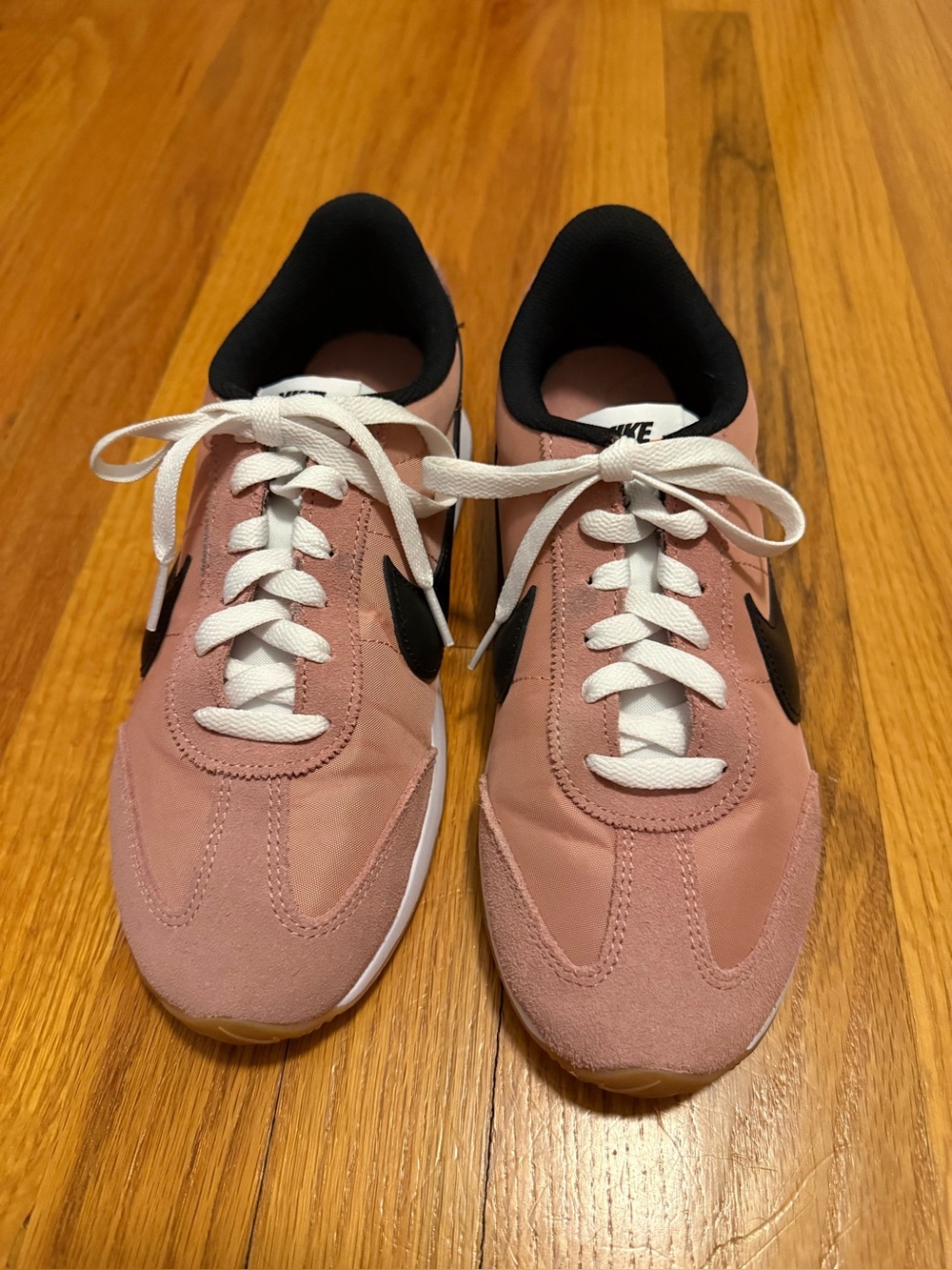 Nike Pacific Women's Rose Pink Low-Profile Sneakers with Black Swoosh